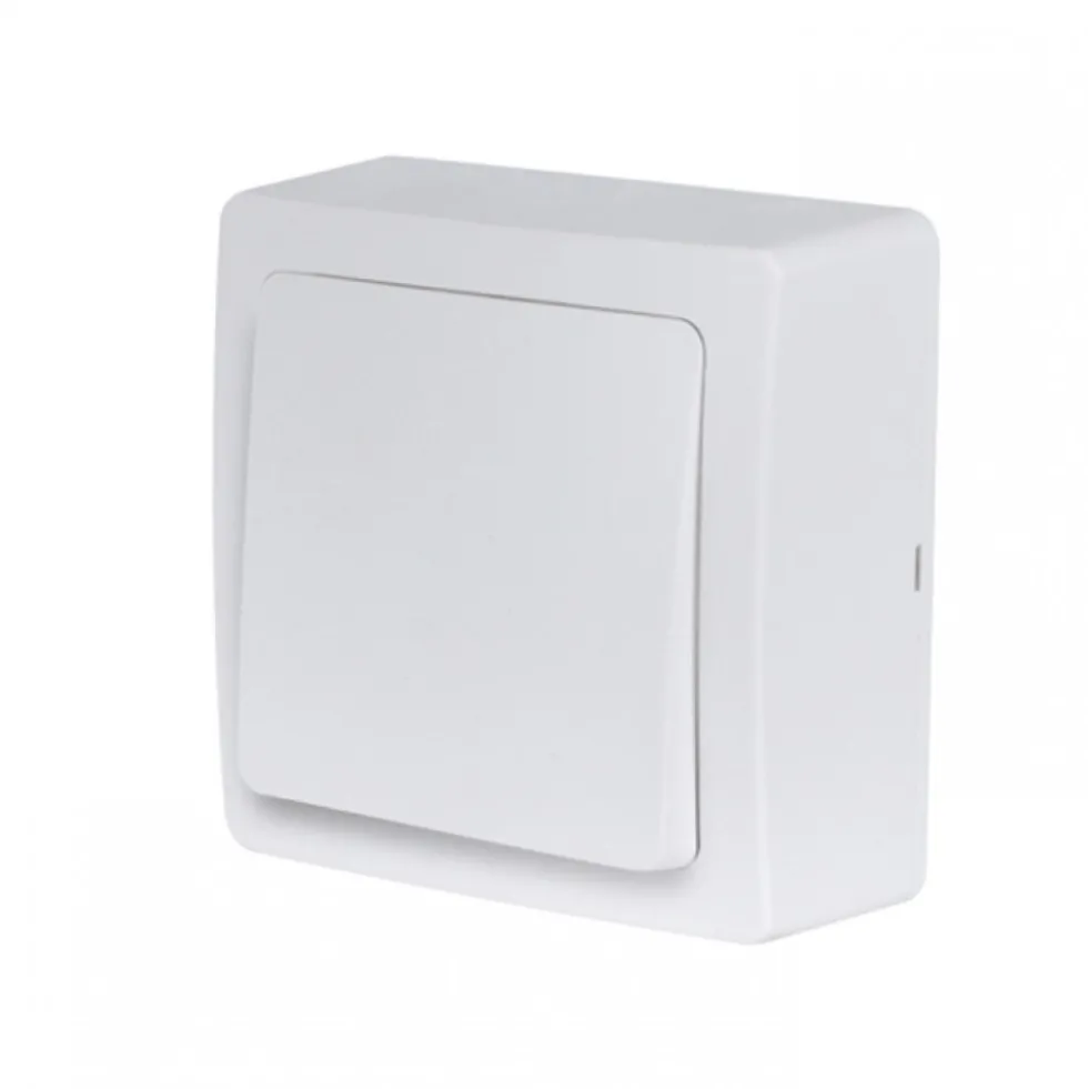 Bouton poussoir saillie complet - blanc - Blok DEBFLEX