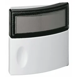 Bouton-poussoir Salsa 041647 24V pour carillon ou sonnette LEGRAND