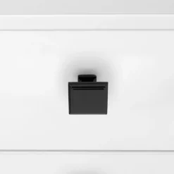 Boutons de meuble carrés en zamak Ceuta - 31,5 x 31,5 mm - par 10 EMUCA