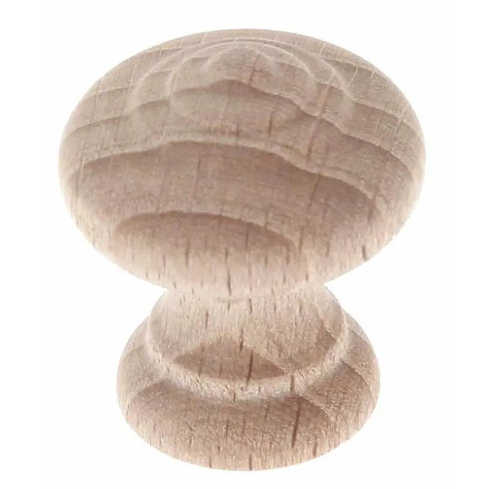 Boutons de meuble moulés hêtre CADAP