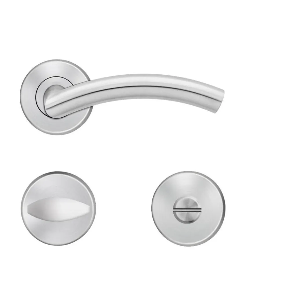 Béquille double sur rosace Slim Style BE400B à clipser en inox satiné KARCHER DESIGN