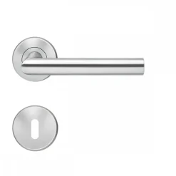 Béquille double sur rosace Slim Style BE300B à clipser en inox satiné KARCHER DESIGN