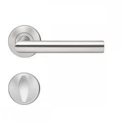 Béquille double sur rosace Slim Style BE300B à clipser en inox satiné KARCHER DESIGN
