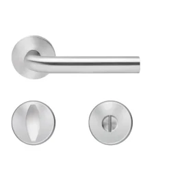 Béquille double sur rosace Slim Style BE100B à clipser en inox satiné KARCHER DESIGN
