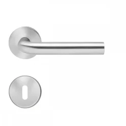 Béquille double sur rosace Slim Style BE100B à clipser en inox satiné KARCHER DESIGN