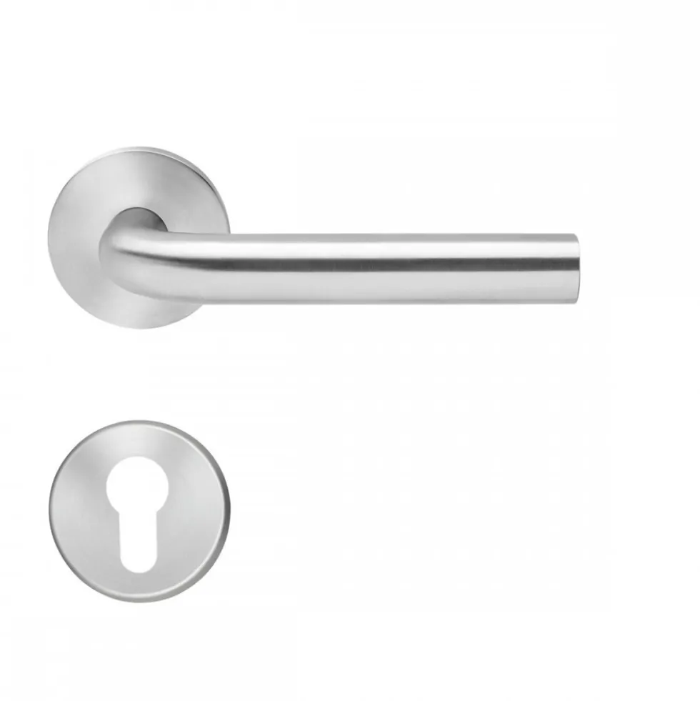 Béquille double sur rosace Slim Style BE100B à clipser en inox satiné KARCHER DESIGN