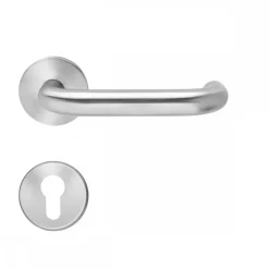 Béquille double sur rosace Slim Style BE200B à clipser en inox satiné KARCHER DESIGN