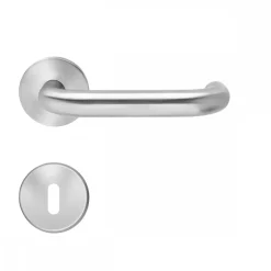 Béquille double sur rosace Slim Style BE200B à clipser en inox satiné KARCHER DESIGN