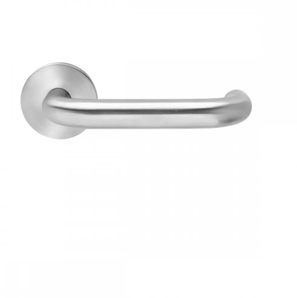 Béquille double sur rosace Slim Style BE200B à clipser en inox satiné KARCHER DESIGN