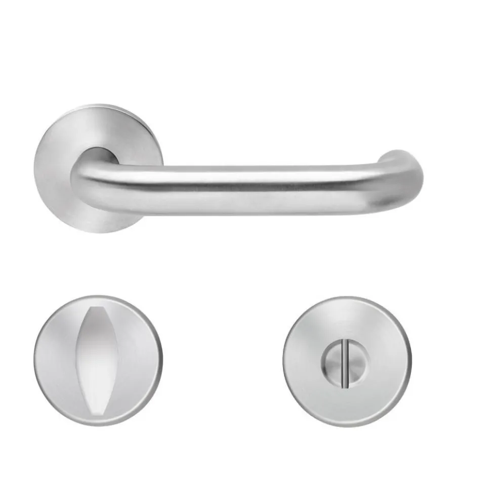 Béquille double sur rosace Slim Style BE200B à clipser en inox satiné KARCHER DESIGN