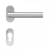 Béquille double sur rosace étroites Rhodos - inox satiné - Ø 19 mm KARCHER DESIGN