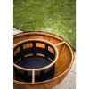 Brasero barbecue plancha boule Oxy - diametre 100 cm + grille FEU DU JARDIN