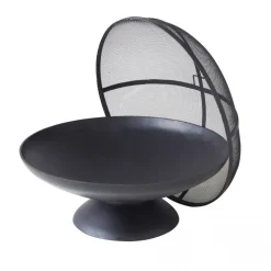 Brasero en fonte avec cloche en acier - Junto COOK IN GARDEN