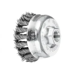 Brosse boisseau 18 torsades acier sg tbg avec filetage M14x2 - par 5 PFERD