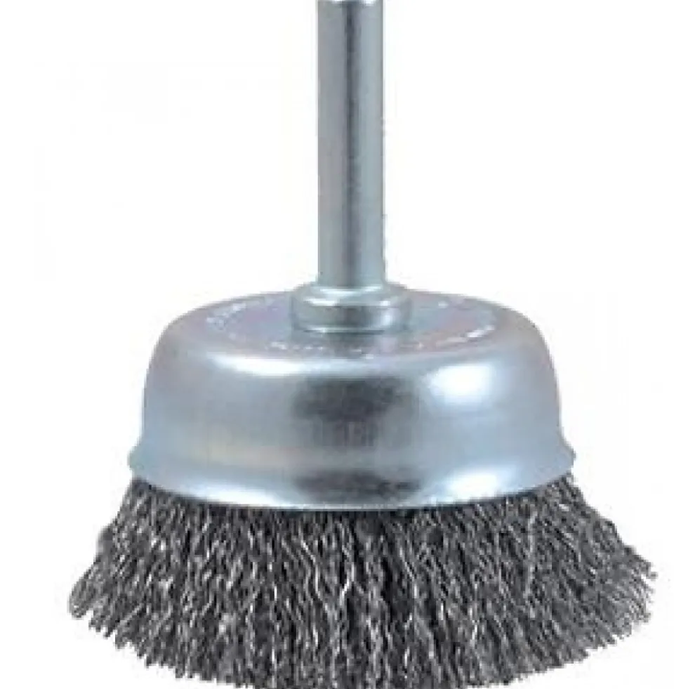 Brosse coupe sur tige fil acier ondulé - boîte de 20 OSBORN