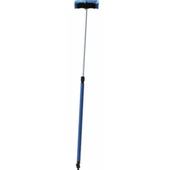 Brosse de lavage - souple - manche télescopique - avec robinet d'arrêt FAUQUET