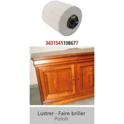 Brosse à feutre pour rénovateur REX 120 - 200 - lustrage - brillance FARTOOLS