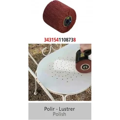 Brosse fibre synthétique pour rénovateur REX 120-200 - polissage FARTOOLS