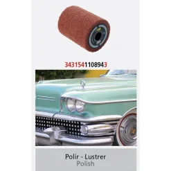 Brosse fibre synthétique pour rénovateur Rex 80 - 80x100 mm FARTOOLS