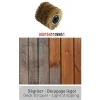 Brosse fil laitonnée 0,3 mm - rénovateur REX 120-200 - décapage léger FARTOOLS