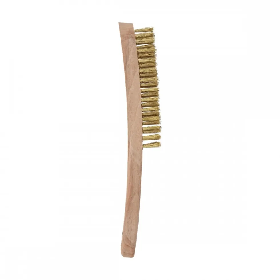 Brosse métallique à main - manche bois NORTON