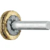 Brosse plate rbu sur tige laiton - 30x6 mm - par 10 PFERD