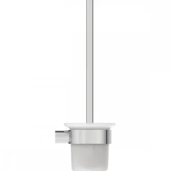 Brosse WC suspendue et porte-brosse rond - Conca IDEAL STANDARD