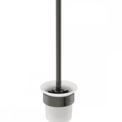 Brosse WC suspendue et porte-brosse rond - Conca IDEAL STANDARD