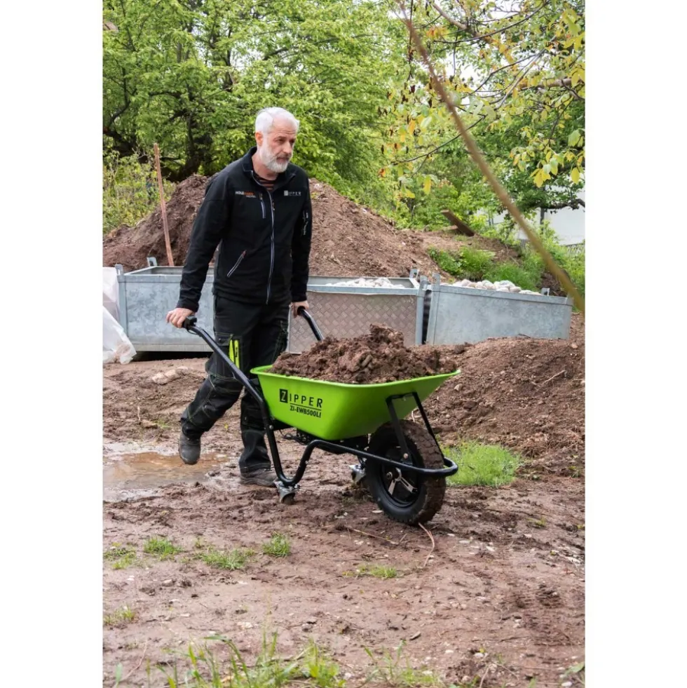 Brouette électrique 500W - 40V - 150 kg - ZI-EWB500LI ZIPPER