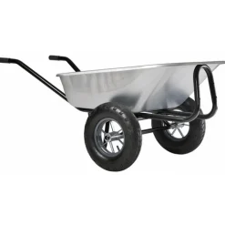 Brouette 2 roues gonflées - 150 litres - Expert Twin Premium HAEMMERLIN