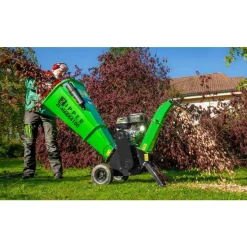 Broyeur de végétaux thermique - moteur 4 temps - 4100W - 196 CC ZIPPER