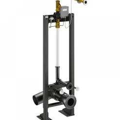 Bâti-support autoportant Tempofix 3 avec robinet électronique de WC DELABIE
