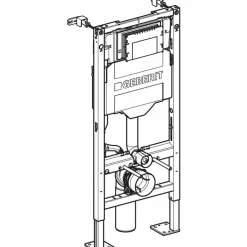 Bâti-support WC autoportant Duofix 112 cm avec réservoir Sigma 12 cm GEBERIT