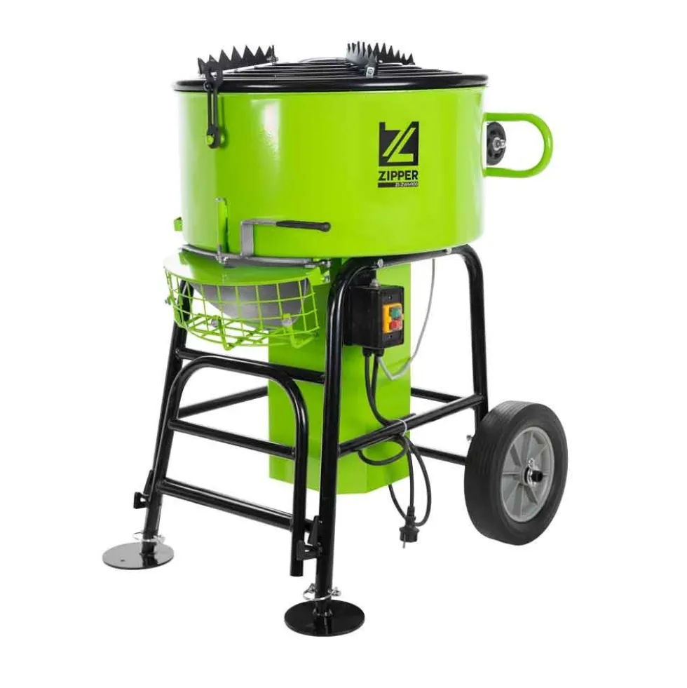 Bétonnière à action forcée - 100L - 1100W - ZI-ZWM100 ZIPPER