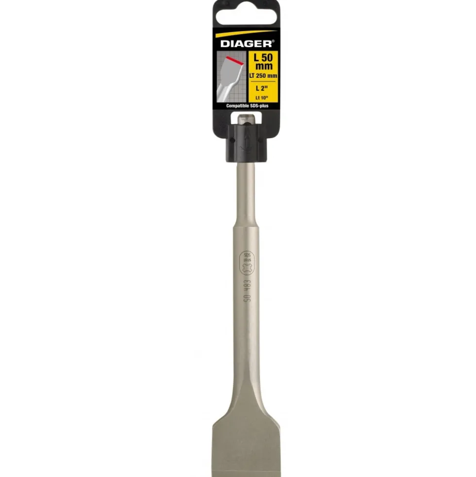 Burin coudé pour perforateur - compatible SDS-Plus DIAGER