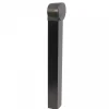Butoir de portail avec tube ral 9005 - Arréstop noir TIRARD