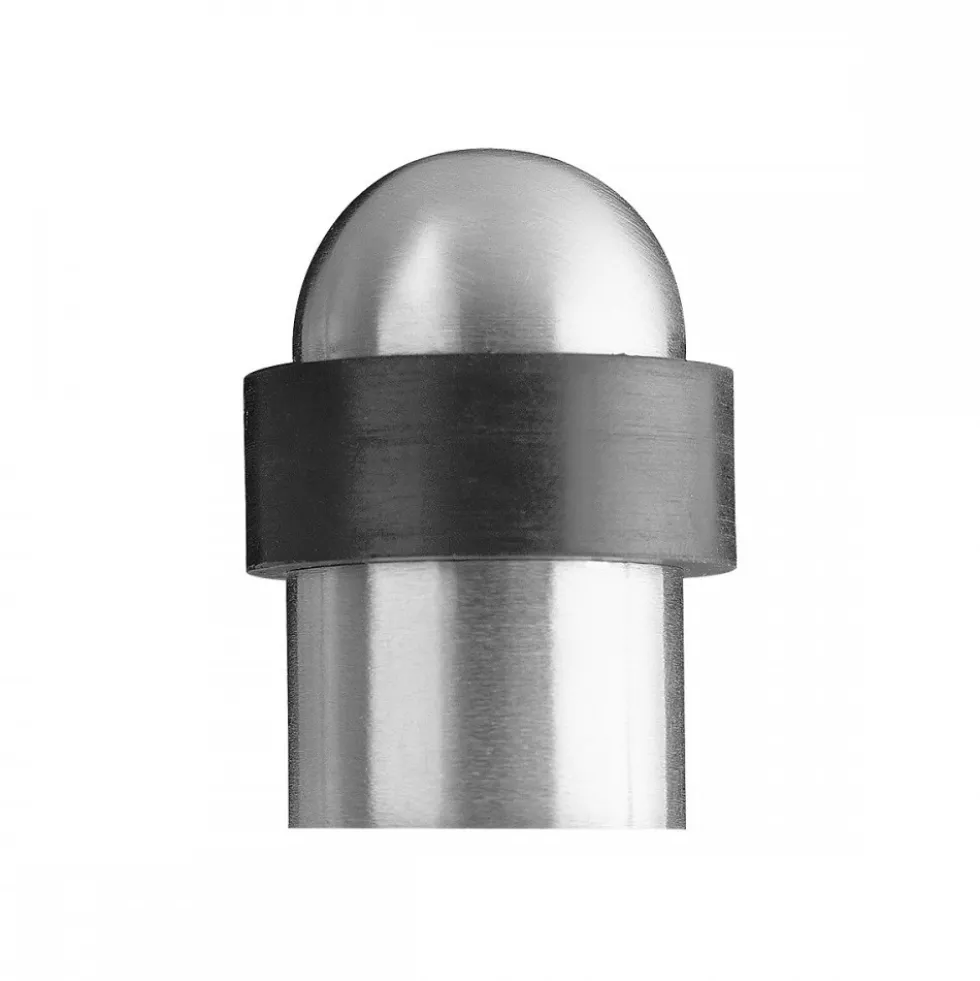 Butoir de porte arrondi en inox satiné - série EZ212 - diamètre 35 mm KARCHER DESIGN