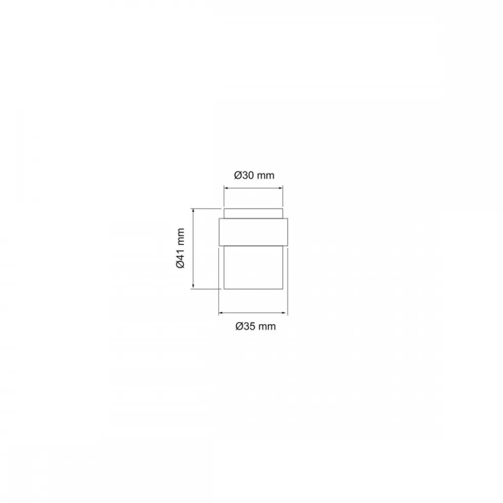 Butoir de porte inox finition noir Cosmos EZ 217 KARCHER DESIGN