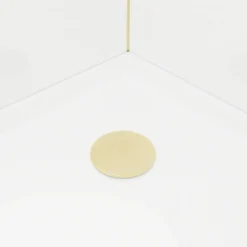 Cabine de douche 110x80 cm dorée à porte coulissante - Goldy AURLANE