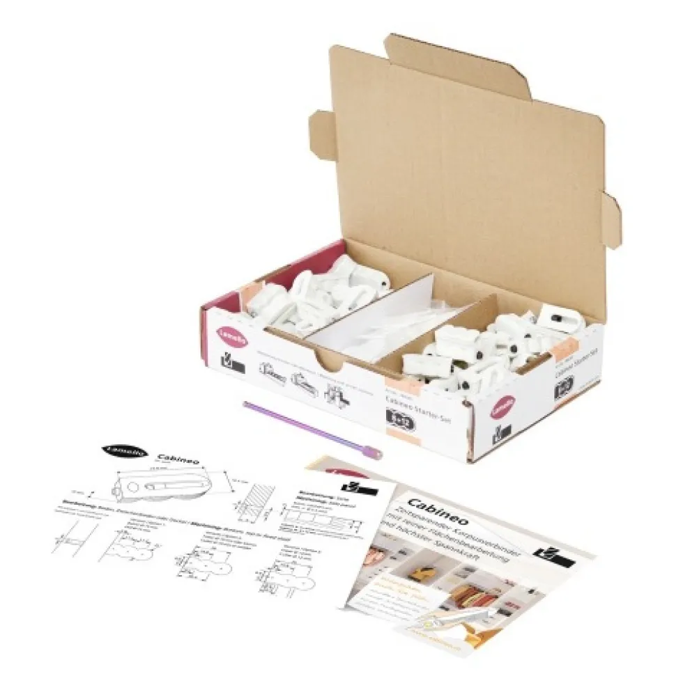 Cabineo 8 et 12 - pour assemblage de panneaux - kit de démarrage LAMELLO