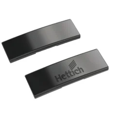 Cache bras pour charnière Sensys - acier noir obsidien HETTICH