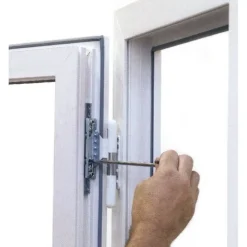 Cache-paumelle aluminium à tête ronde pour Bixacta - Ø 17 mm - blanc OTLAV