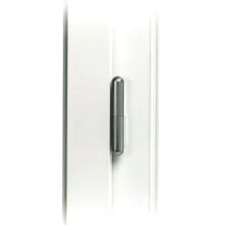 Cache-paumelle aluminium à tête ronde pour Bixacta - Ø 17 mm - blanc OTLAV