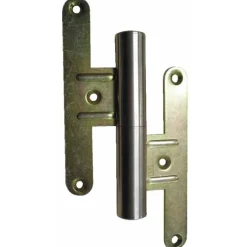 Cache-paumelle - inox - pour paumelles universelles - nœud 16 mm QUESDEVILLE