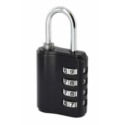 Cadenas alliage à code - COMPACT - noir - avec anse acier nickelé FTH THIRARD