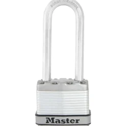Cadenas à clé - acier laminé - 45mm de large - anse octogonale de 64mm MASTER LOCK