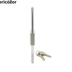 Cadenas à clé - anse longue réglable acier cémenté -TITALIUM™ -64TI/HB ABUS