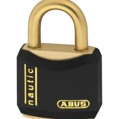Cadenas à clé - laiton - T84MB Nautic - s'entrouvrant ABUS