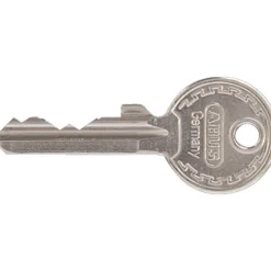 Cadenas à clé rectangulaire gainé acier anse acier trempé 92/80 - s'entrouvrant ABUS