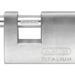 Cadenas à clé - rectangulaire - 70 mm - aluminium Titalium - 82TI/70 ABUS